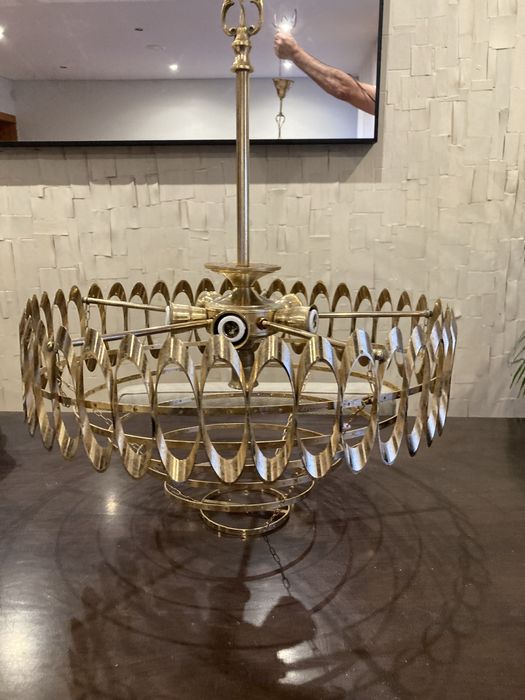 Candeeiro de latao vintage