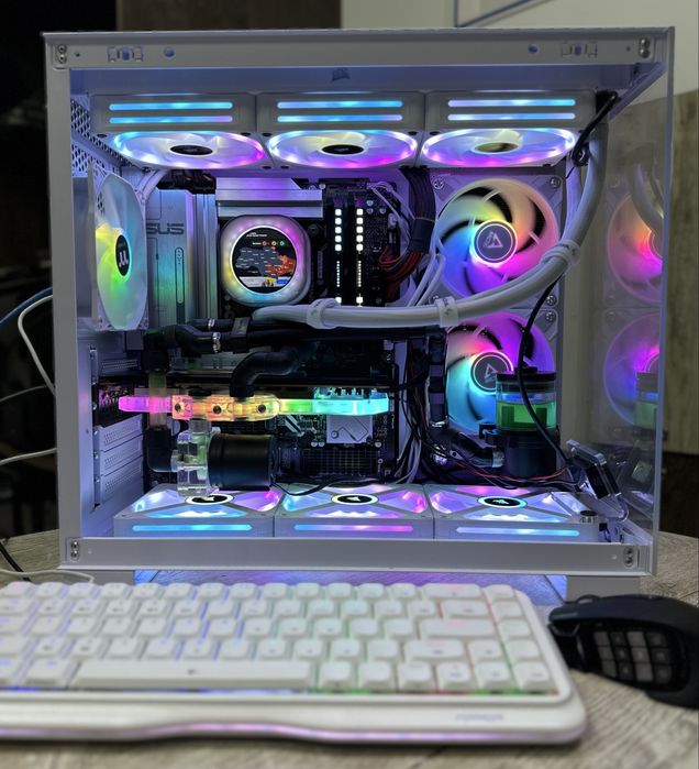 Повний ігровий комплект/ПК/CPU Ultra 7 265K, 20C, 20T/RAM DDR5 64Gb/GPU RTX 3090, 24Gb/SSD 500Gb + 3 шт по 1TB/PSU 1250W