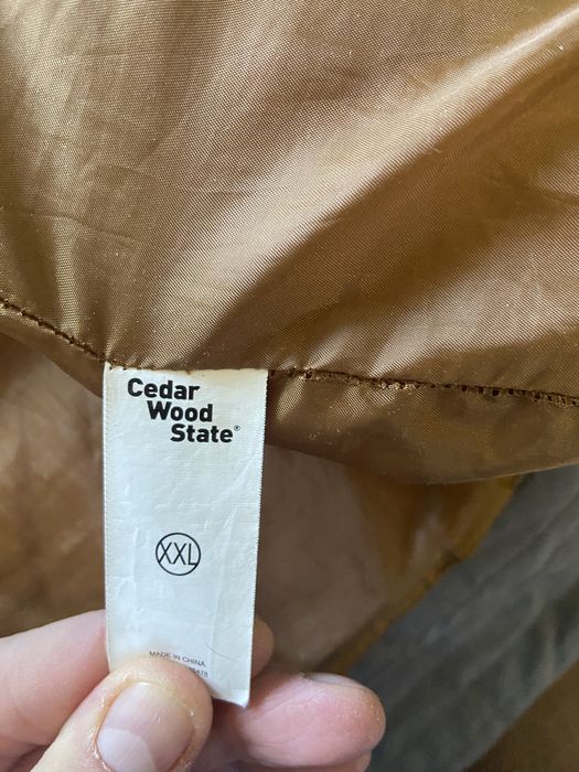 Bezrekawnik kamizelka outdoor kolor bezowy/ brazowy cedar wood state