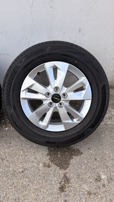 4 Jantes Originais Opel  16” + Pneus Bridgestone – Apenas 120 km