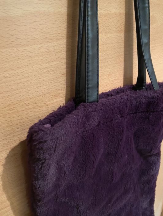 Saco estilo Tote Bag roxo