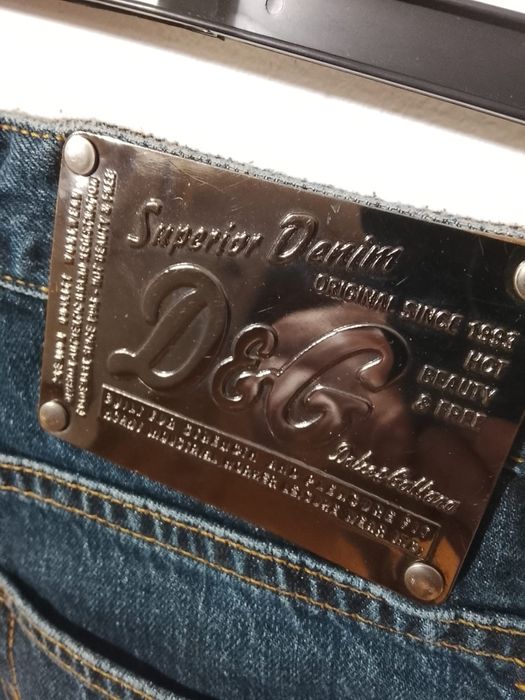 Dolce Gabbana nowe oryginalne straight jeans męskie