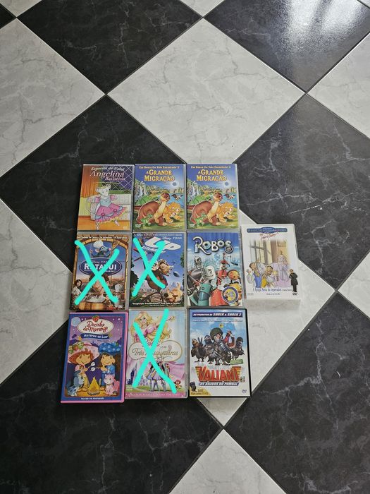 Dvds infantis vários