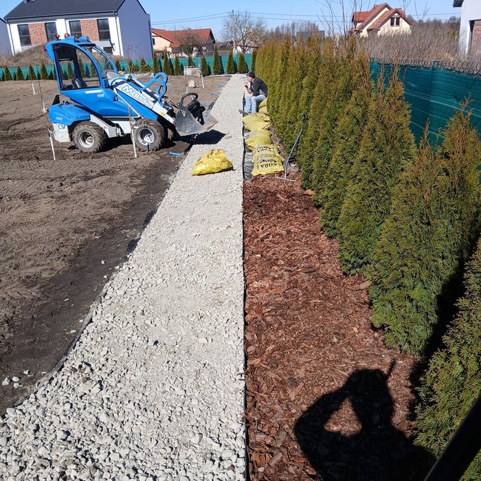 Zakładanie ogrodów,pielęgnacja glebogryzarka separacyjna