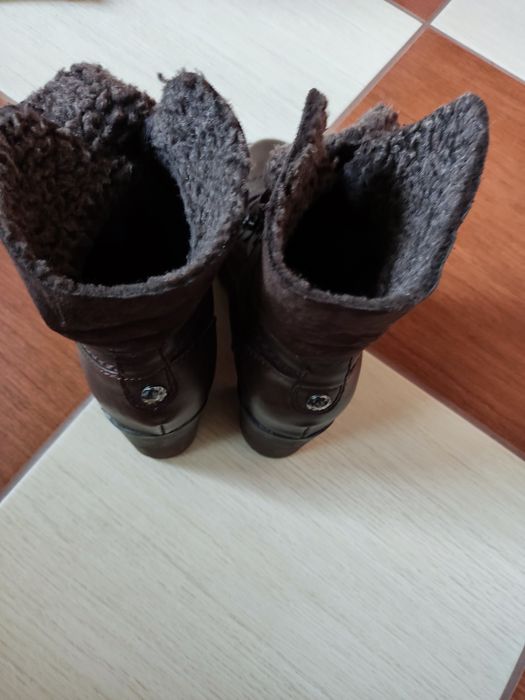 Buty zimowe wysoki obcas