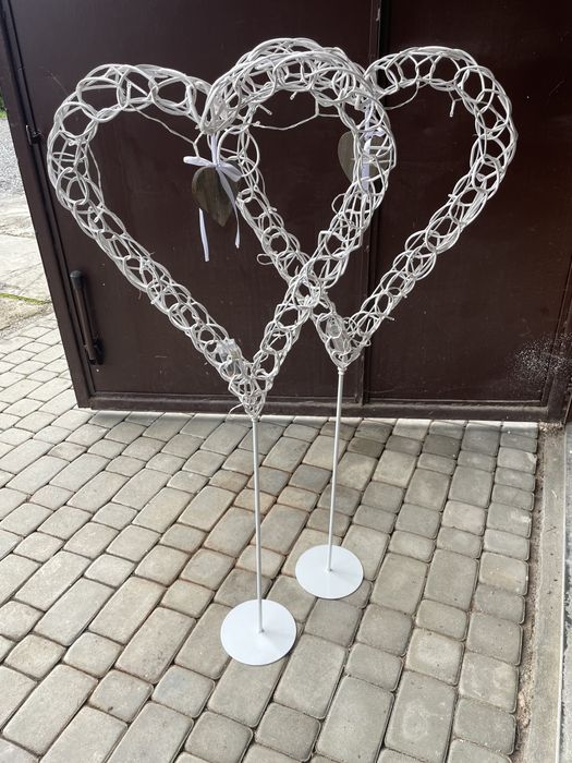 Serce świecące ozdoba wesele zdjęcia walentynki