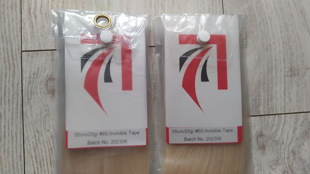 Doczepy,  włosy naturalne,