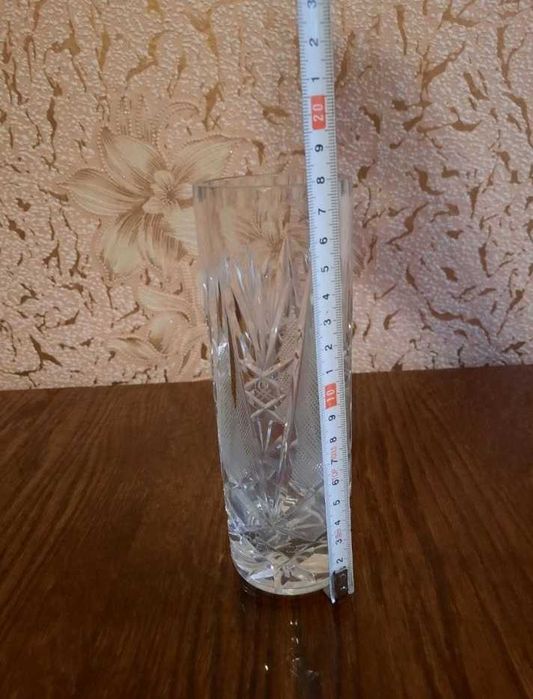 Хрустальная ваза хрусталь вазочка ссср