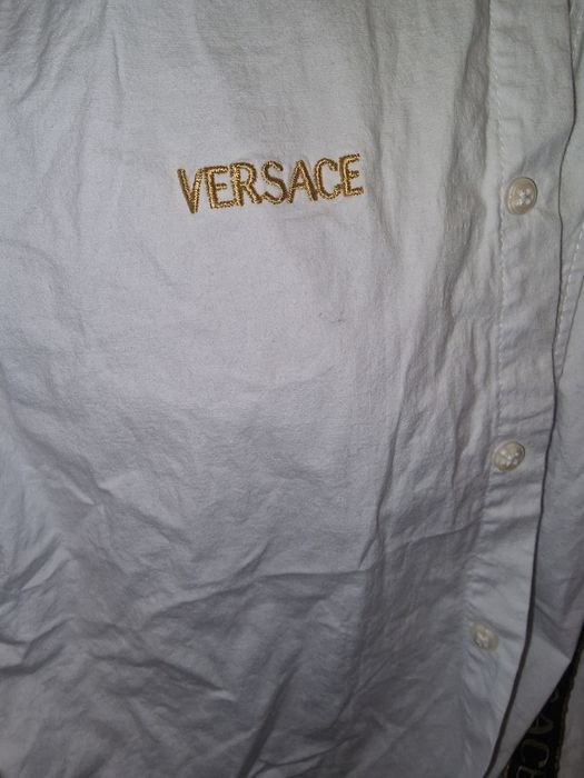 Koszula Versace ze zlotym
