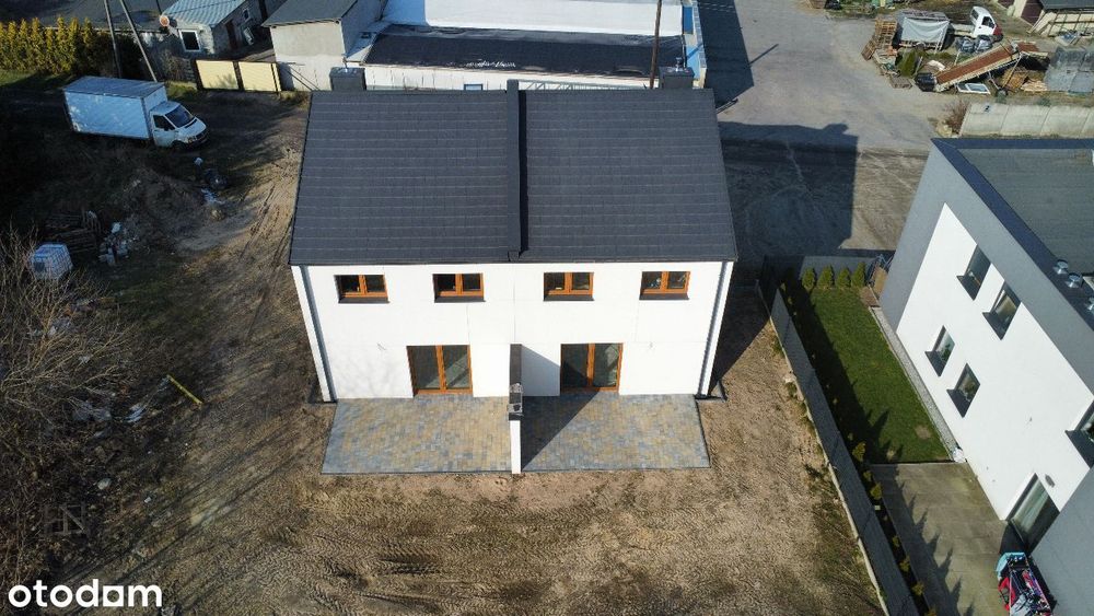 Nowy dom w zabudowie bliźniaczej - 100m2