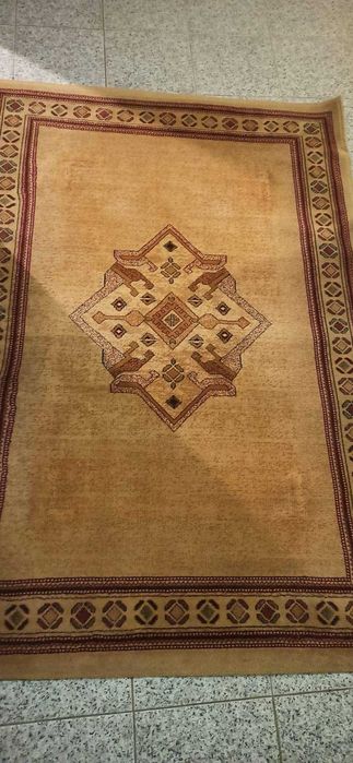 Tarpete Oriental 200cm X 290cm – Padrão Clássico em Tons Quentes