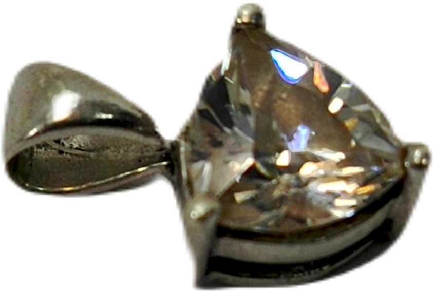 Srebrna zawieszka z kamyczkiem