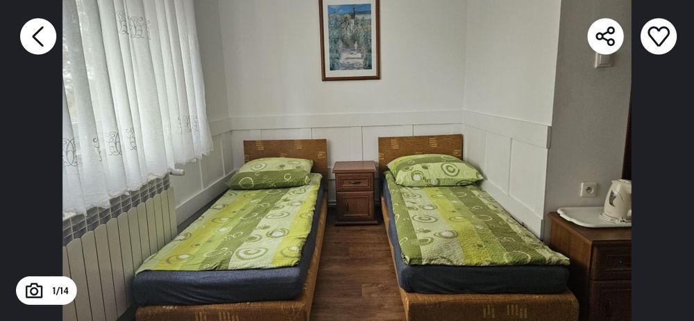 Pokoje pracownicze Darłowo 3 km od morza – 40 zł/os. doba