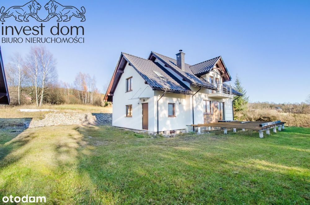 Komfortowy dom w otoczeniu pól i lasów, w którym o