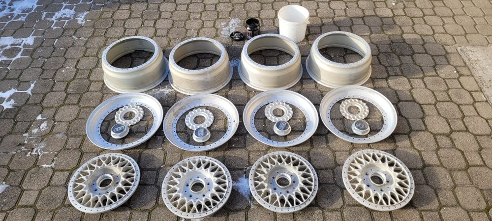 BBS RS 16" 5x112 Mercedes Skręcane Oryginalne W123 W124 W108 W126 W116