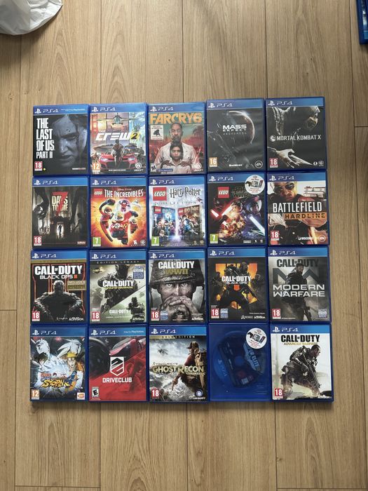 Диски для Playstation 4/5 Far cry 6, The last of us, Mortla kombat
