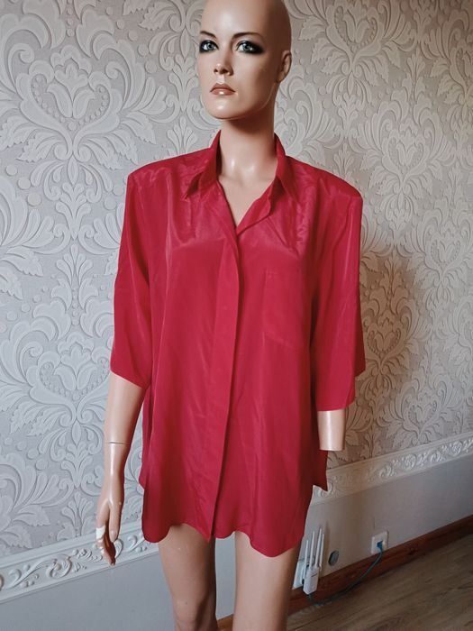 Czerwona elegancka bluzka r. 40-42