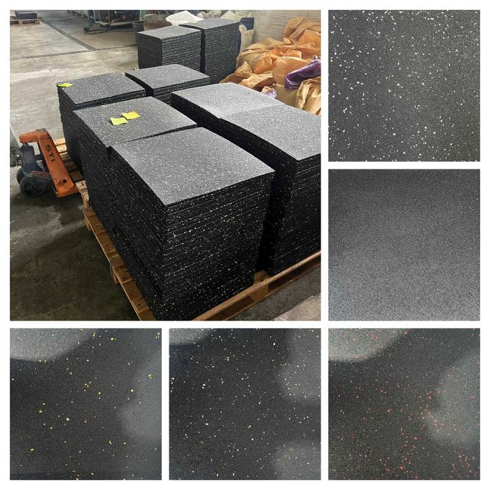 Pavimento em borracha SBR para ginásios