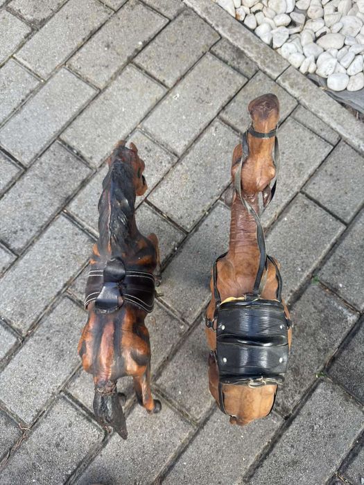 Конь и верблюд из нат.кожи