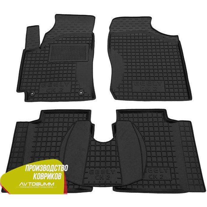коврики в авто Geely CK CK2 MK MK2 Emgrand EC 7 X8 автогум резиновые