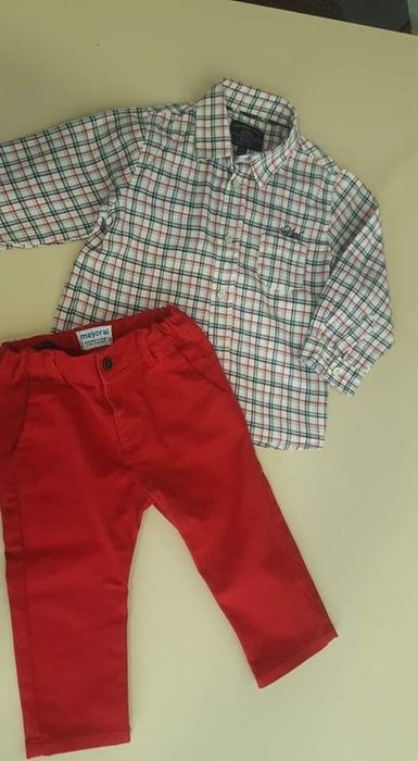 Conjunto menino mayoral 9/12 meses