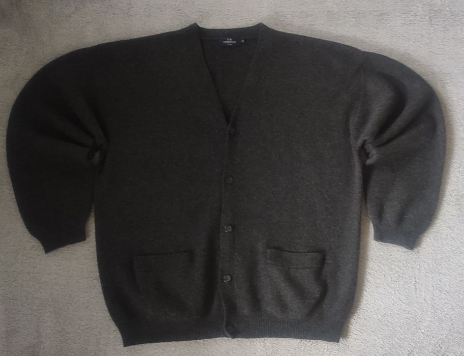 Kardigan sweter damski E.B. Company rozm XXL 100% Wełna grafitowy