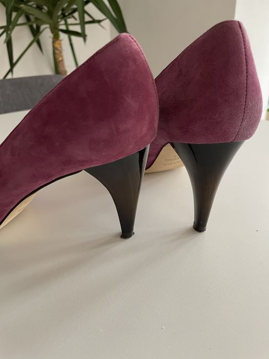 Sapatos lilás salto medio Zara