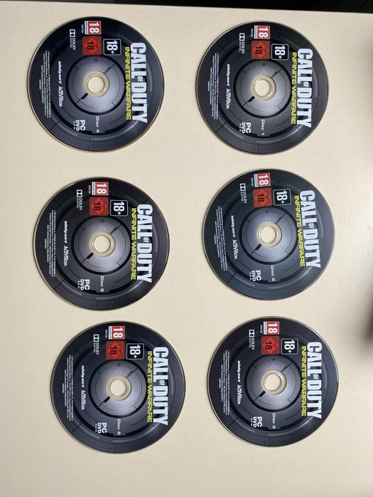 Диски игры Call Of Duty Infinite Warfare для ПК (игра немецкой версии)