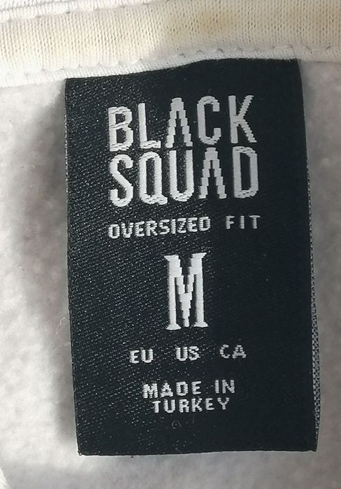 Bluza z kapturem black squad M