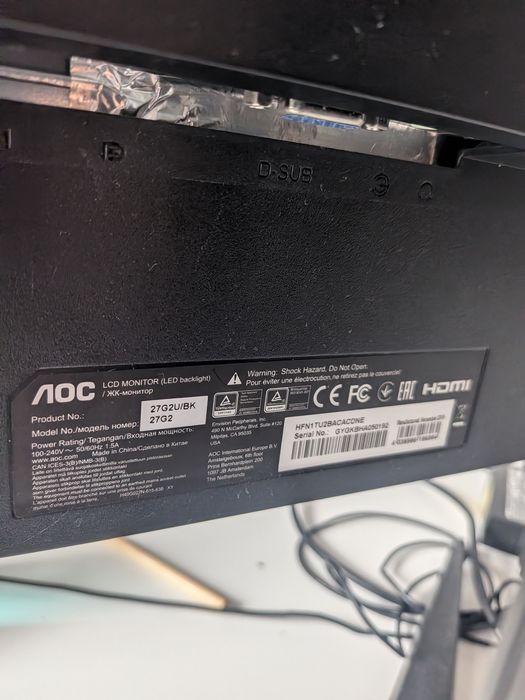 Komputer gemingowy plus monitor