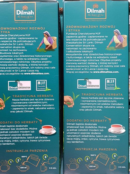 DILMAH PREMIUM TEA - herbata ceylon 100 torebek * 2g - dostępna duża ilość