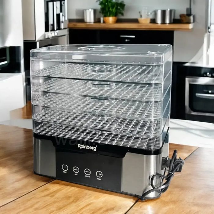 Потужний дегідратор 1000 Вт! Сушка для фруктів RB-2291 Електросушка