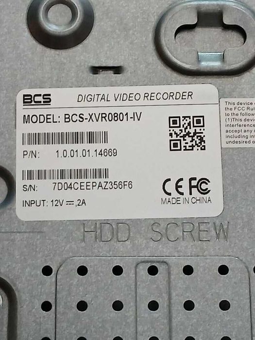 Rejestrator CCTV analogowy HD.