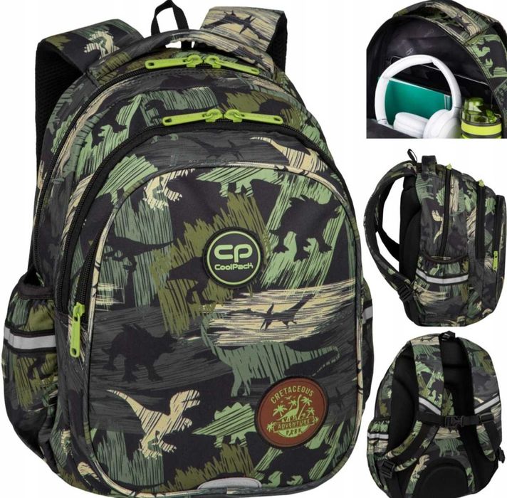 Coolpack Plecak Dwukomorowy dla Klas 1-3 Jerry Adventure