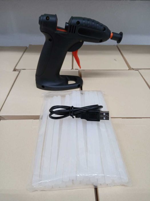Pistola com Cola Quente Sem Fios USB