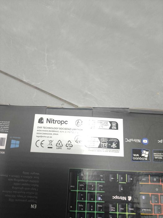 Conjunto de Teclado e Rato de Gaming NKM1000S