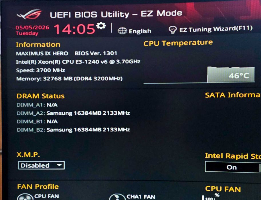 HyperX DDR4 64GB (2x32) 3200mhz