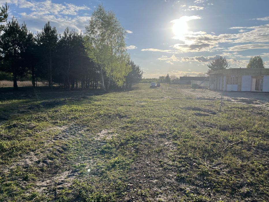 Działka przy lesie łazy - Widok 2