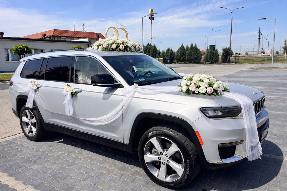 Jeep Grand Cherokee 6 os - do ślubu z kierowcą.