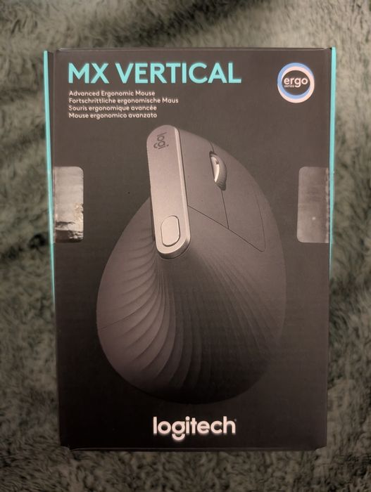 Logitech MX Vertical – ergonomiczna mysz komplet