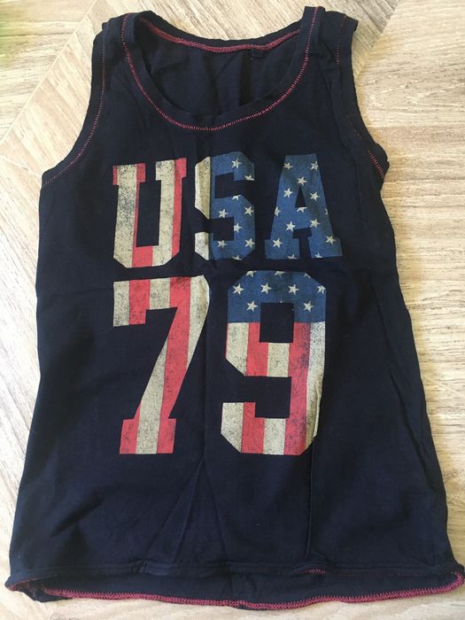 Czarny bawełniany top S USA
