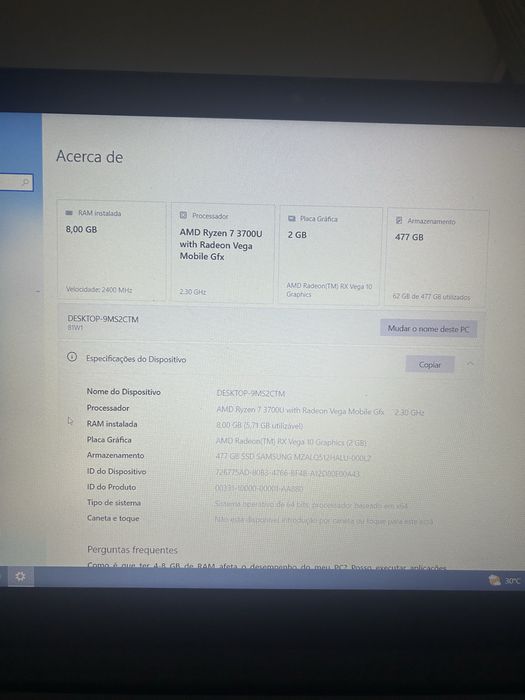Portatil Lenovo