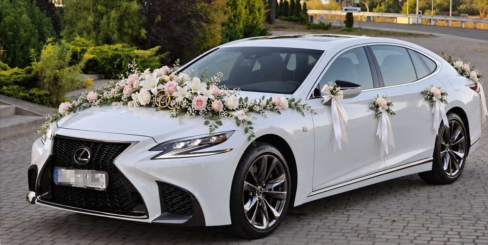 Auto do ślubu Lexus LS- limuzyna, luksus, elegancja , konfort