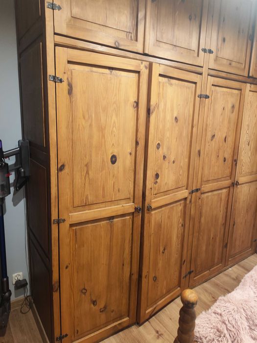 lozko sypialniane szafki