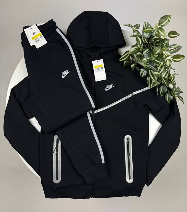 Костюм Nike Tech Fleece 2 рефлексивний/кофта найк/штани найк теч фліс