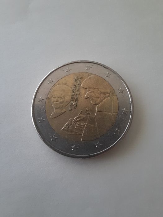 Moeda 2€ comemorativa - Holanda 2011 (circulada)