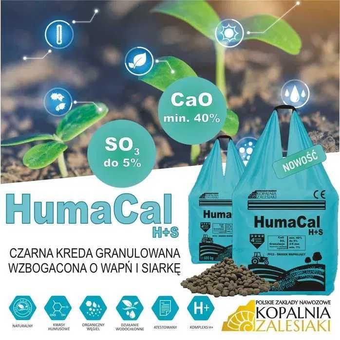 Czarna kreda granulowana**HumaCal H+S**-KOPALNIA ZALESIAKI