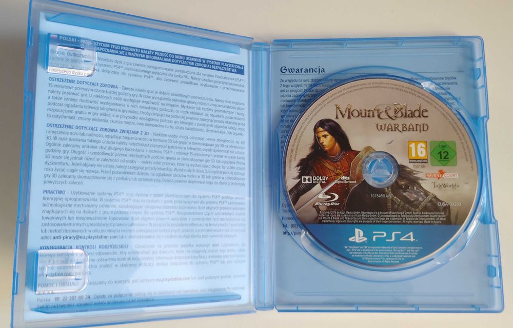 Gra PS4 - Mount & Blade: Warband - stan bdb