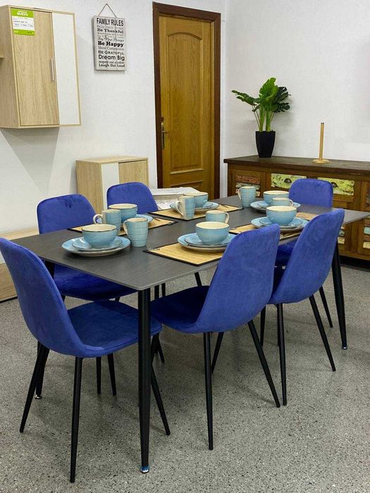 Mesa de jantar com 6 cadeiras - entrega gratuita