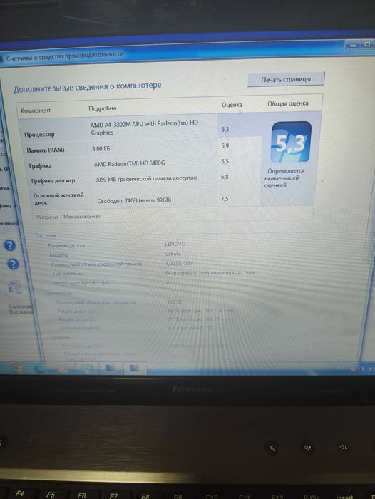Lenovo z575 робочий